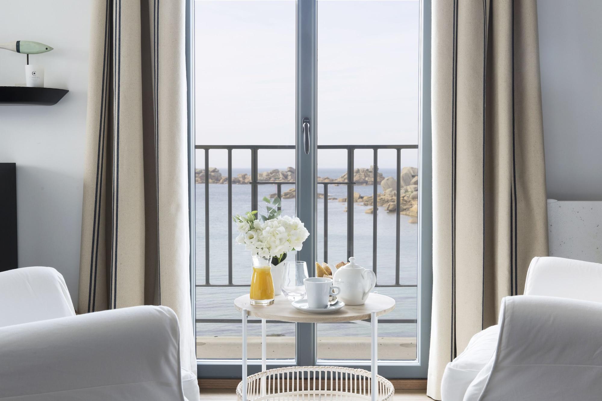 Castel Beau Site Hotel Perros-Guirec Bagian luar foto