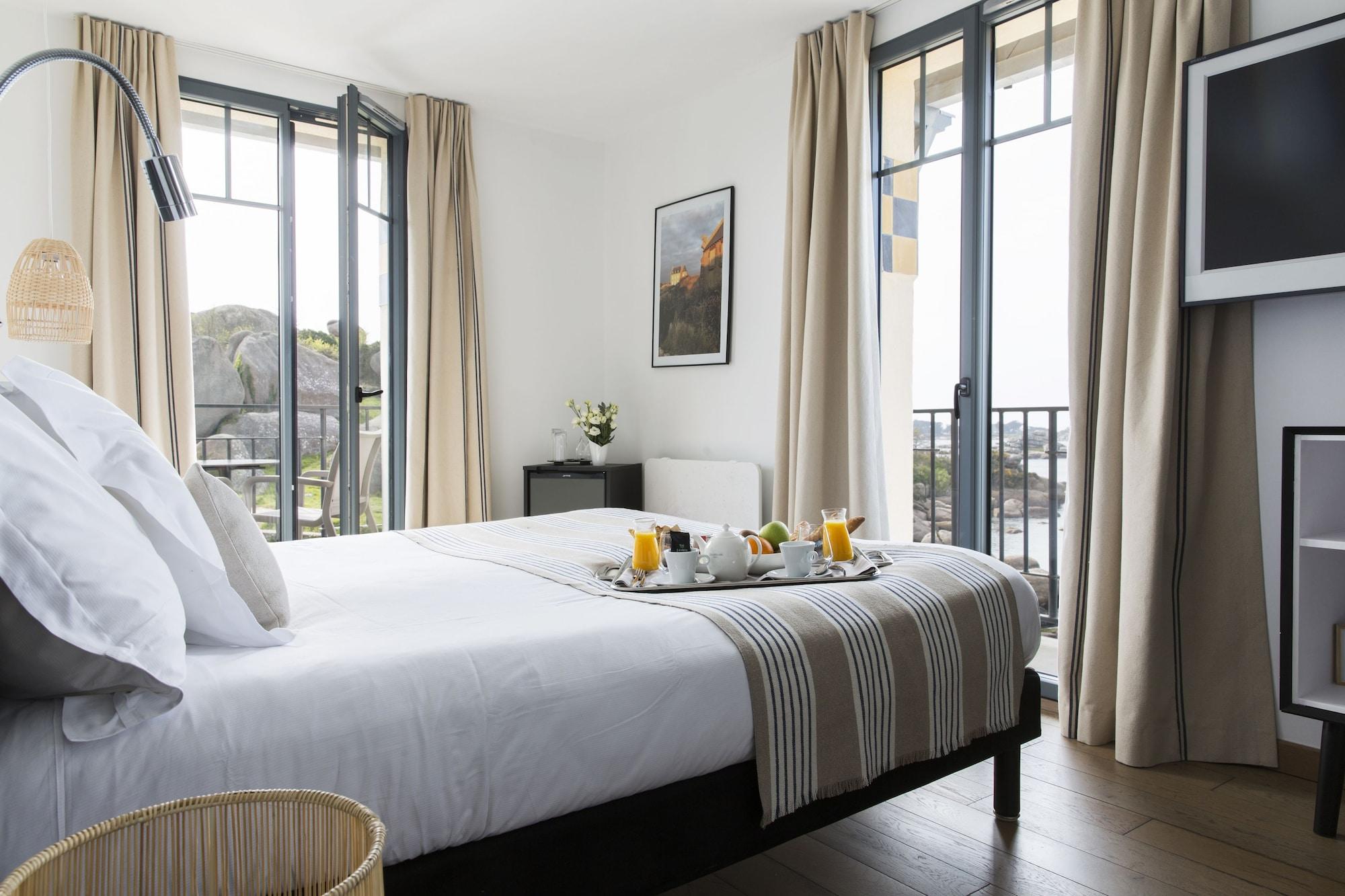 Castel Beau Site Hotel Perros-Guirec Bagian luar foto