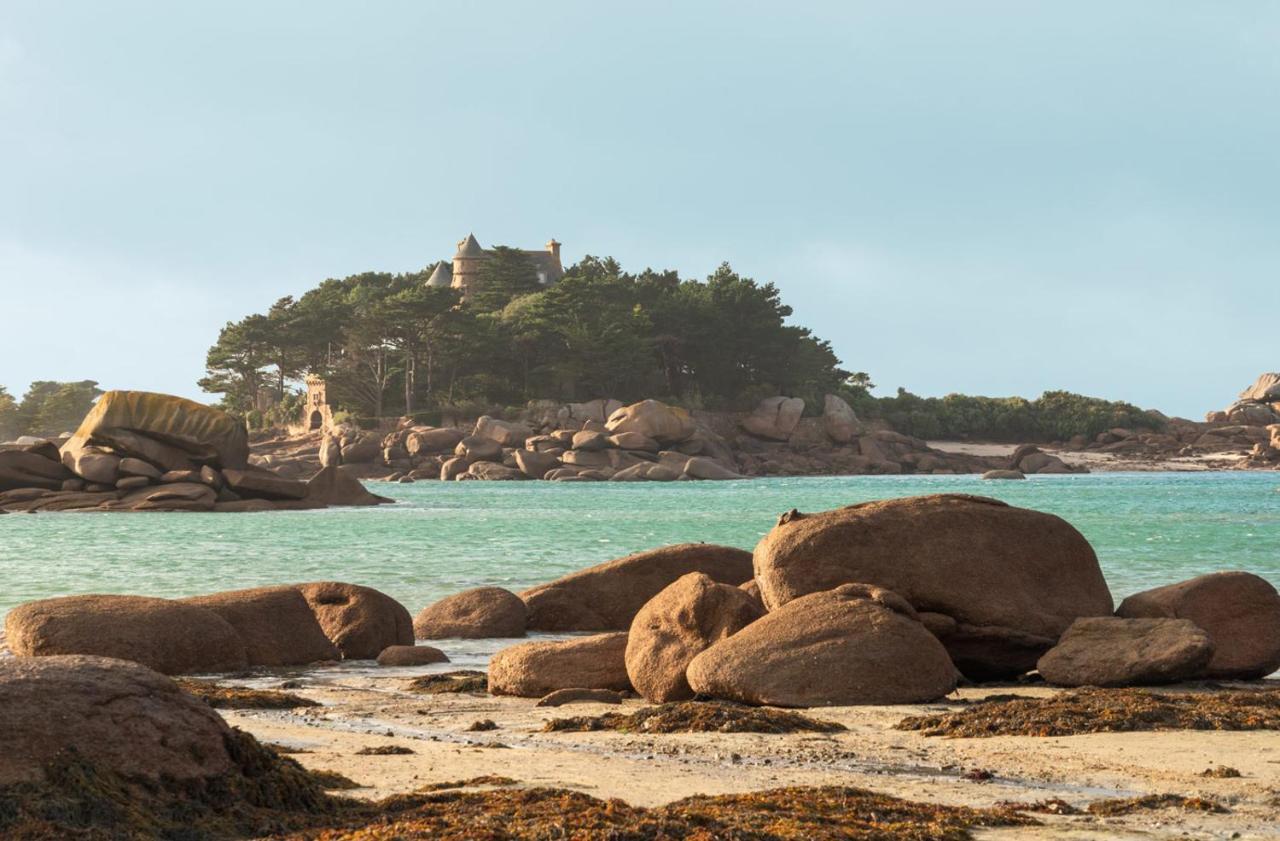 Castel Beau Site Hotel Perros-Guirec Bagian luar foto